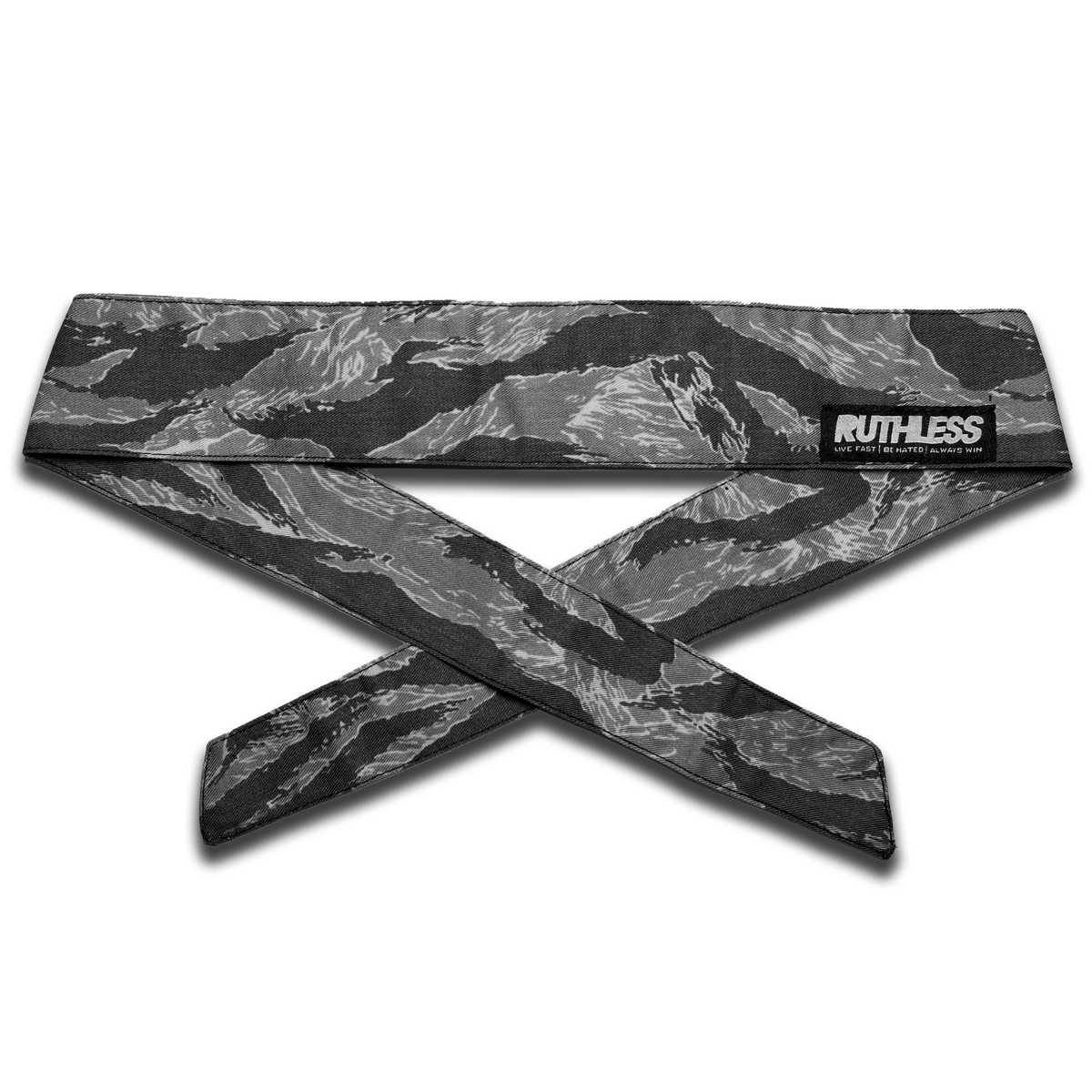 Gray Tigerstripe Headband