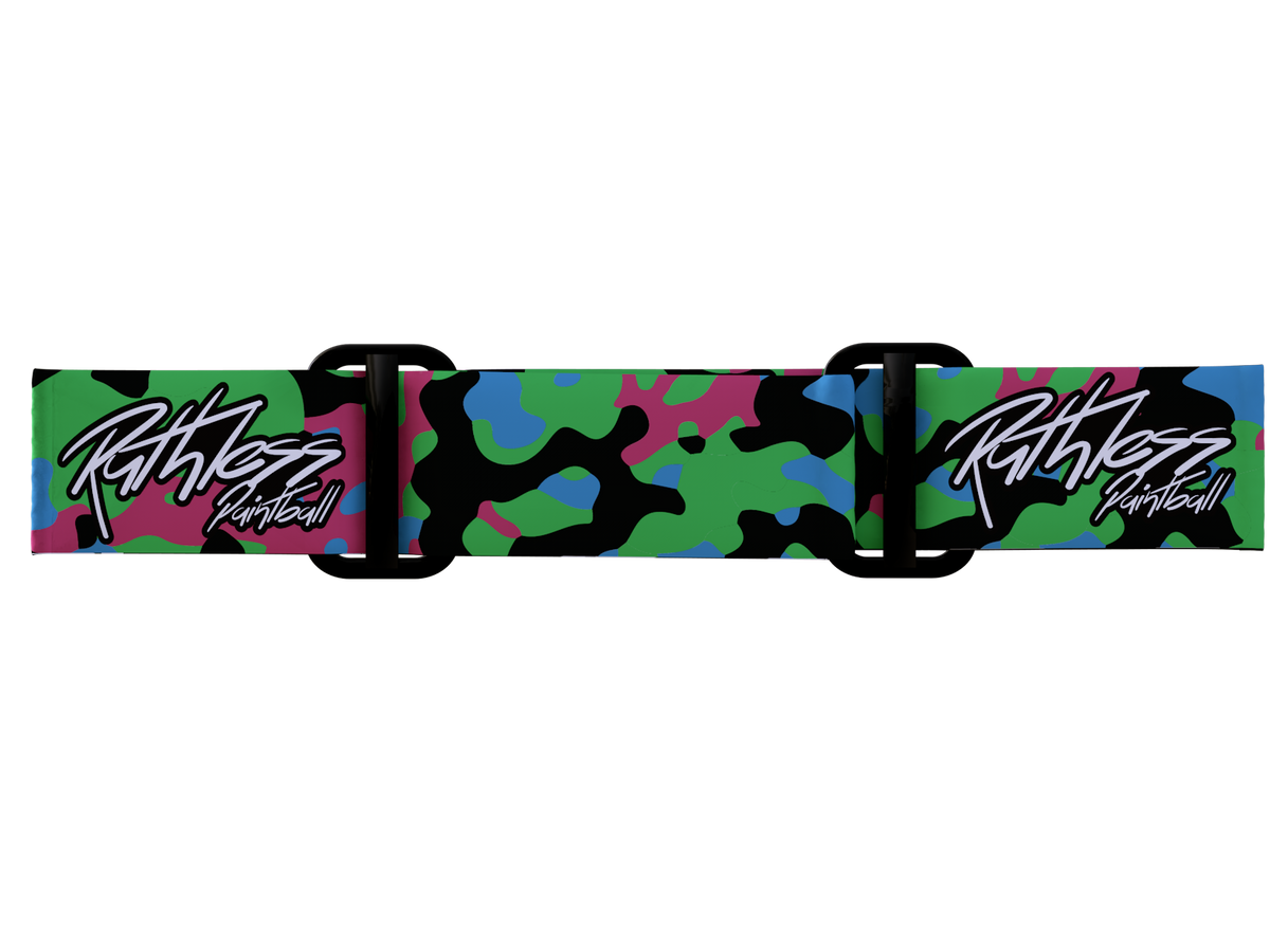 Neon Confetti Goggle Strap - Ruthless Paintball Products