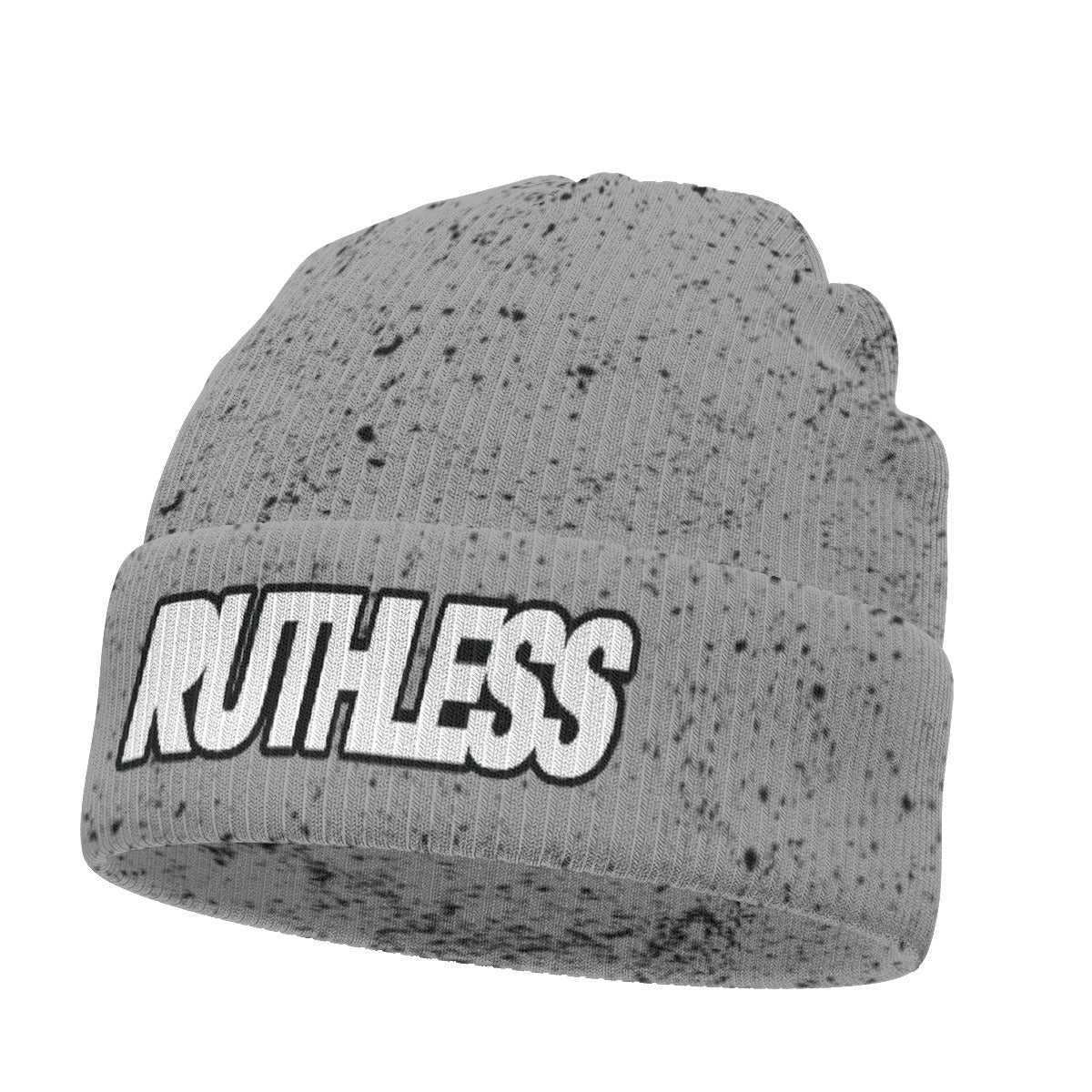 Distressed Ruthless Knitted Beanie