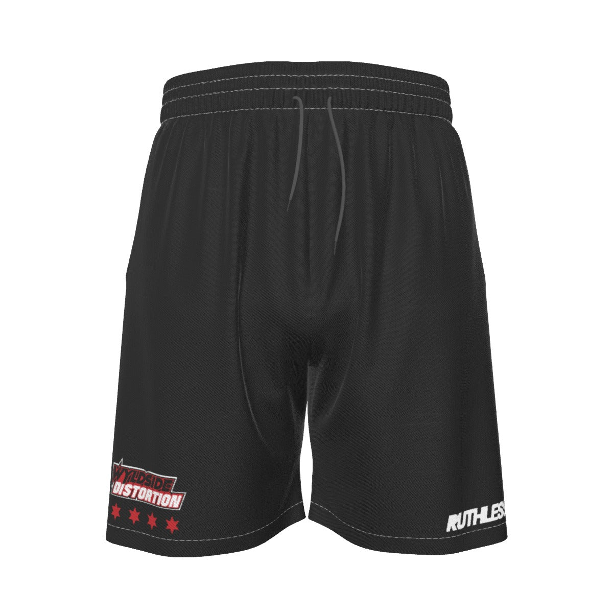 Distortion Athletic Shorts - Black