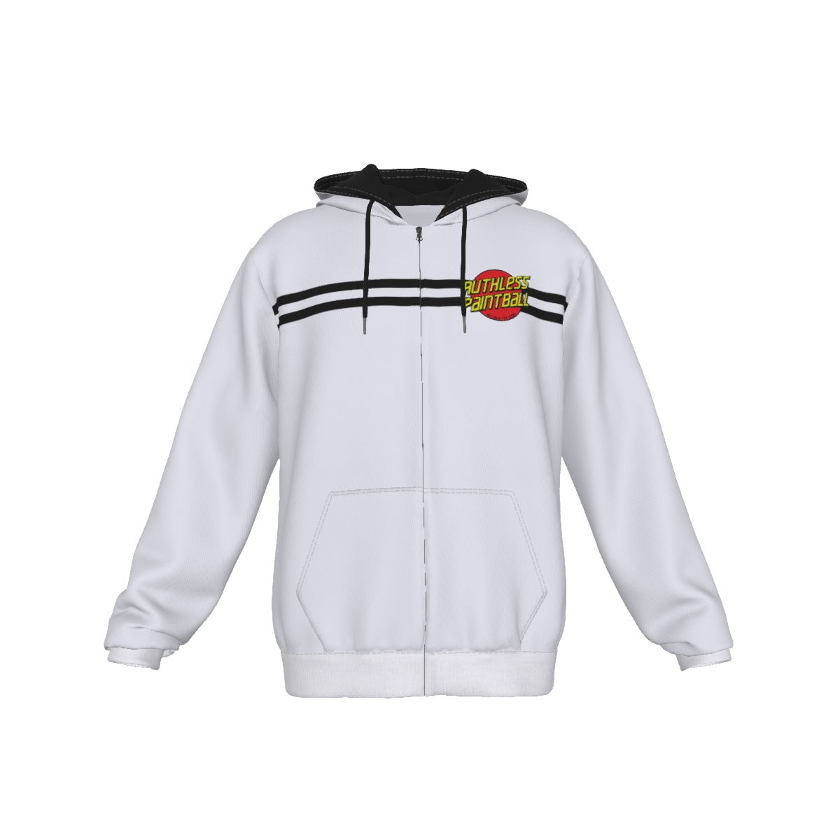 Santa Ruthless Zip-Up Hoodie