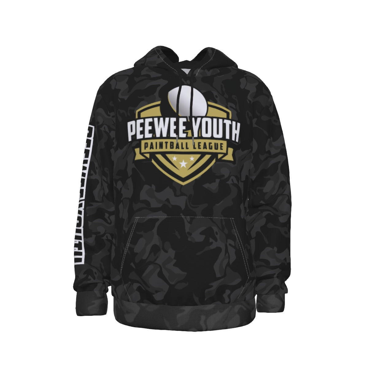 PYPBL Pullover Hoodie Black Camo