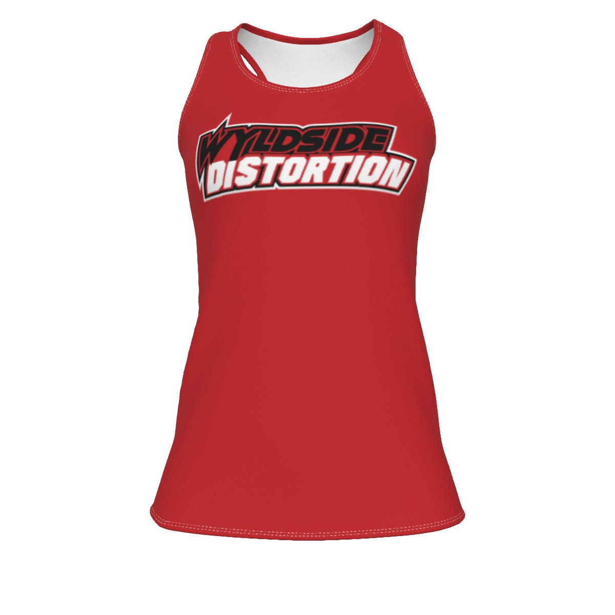 Distortion Women's Racerback Tank Top - Red