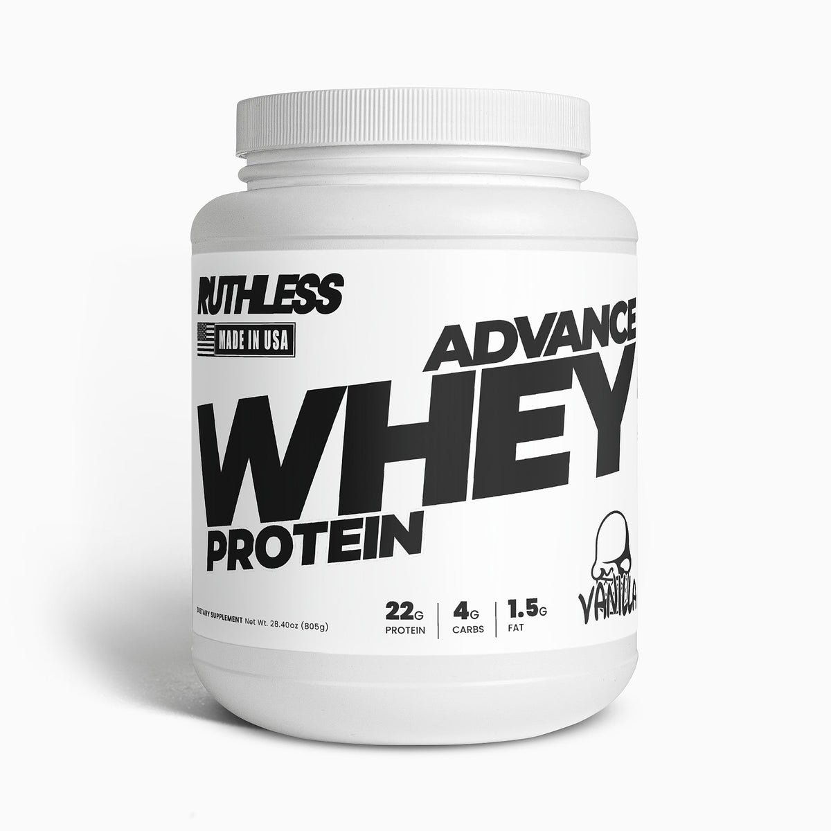 Ruthless Advanced Whey Isolate – Pure Vanilla