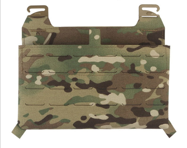 WoSporT can accommodate three 5.56 (or two 7.62) inner pockets with built-in function cover camouflage front panel