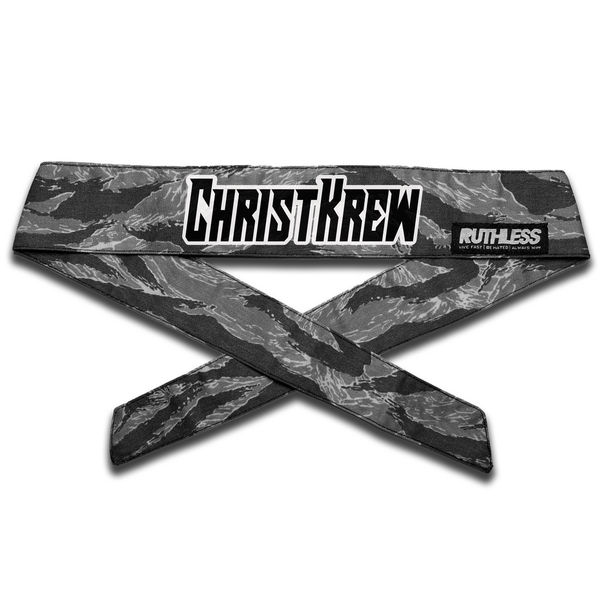 ChristKrew Headband - Gray Tigerstripe