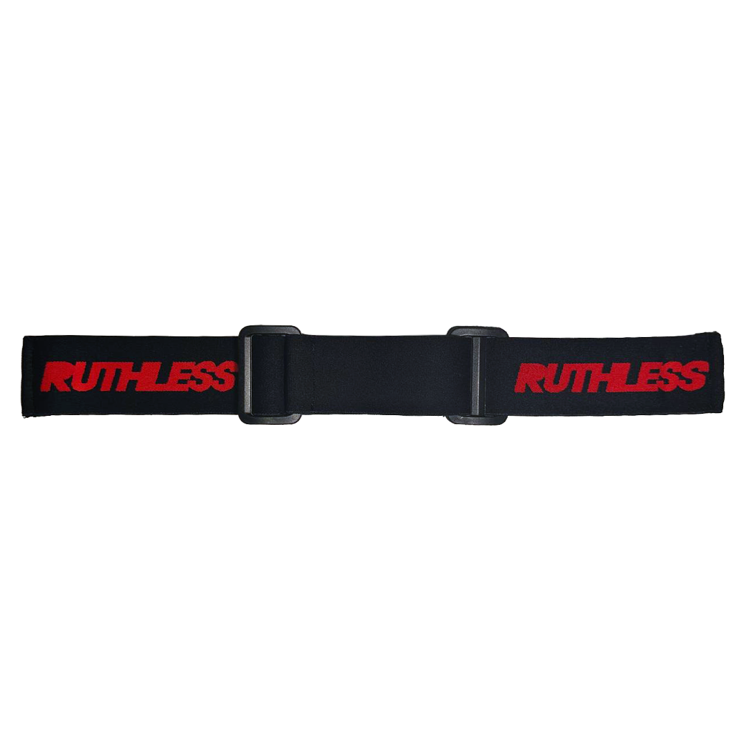 Red Simple Ruthless Woven Strap