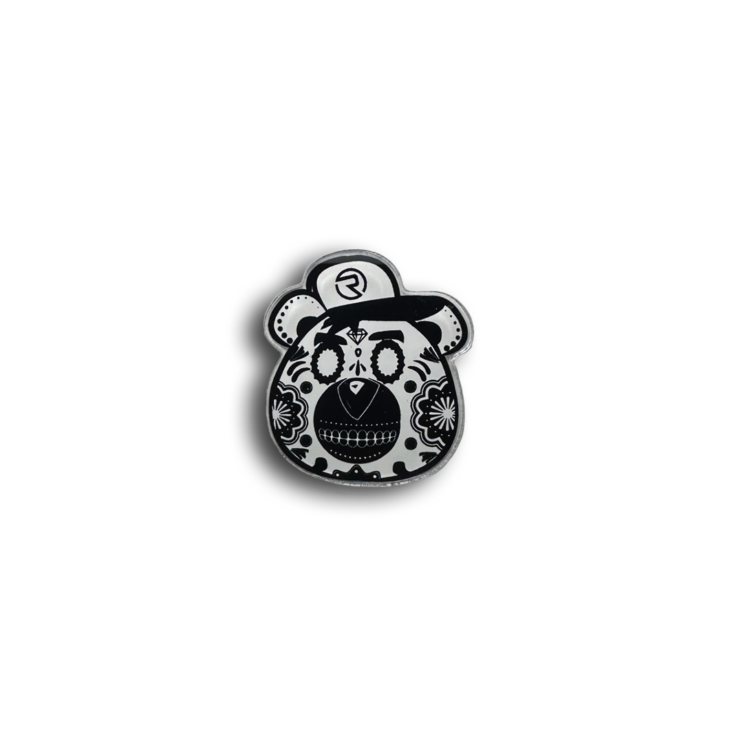 Ruthless Sugar Bear Acrylic Pin