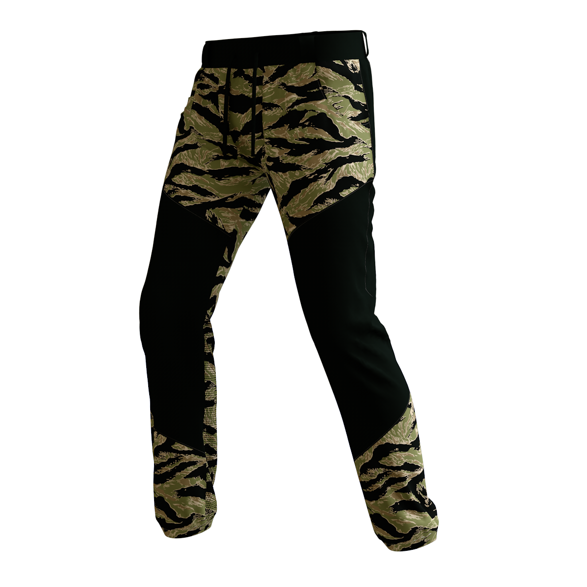新品　unslacks Active easy pants Tiger Camo Monkey Depot - Pants: Easy Simple Mens Desert Tiger Stripe