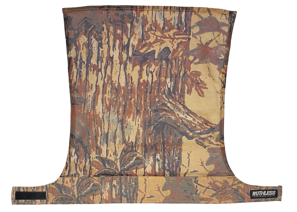 Headwrap paintball BROWN LEAF | BANDE DENIM Headwrap paintball BROWN LEAF | BANDE DENIM