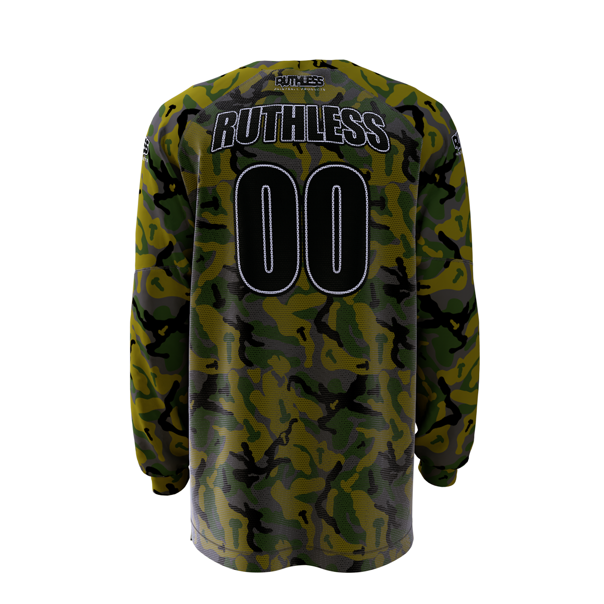 Maillot de paintball Empire Prevail manches longues M homme bleu rouge noir
