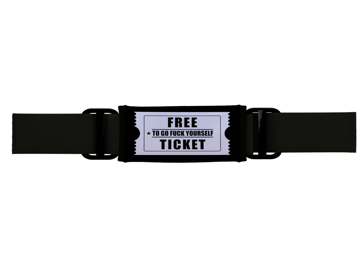 Free Ticket Strap Band (White Ticket)