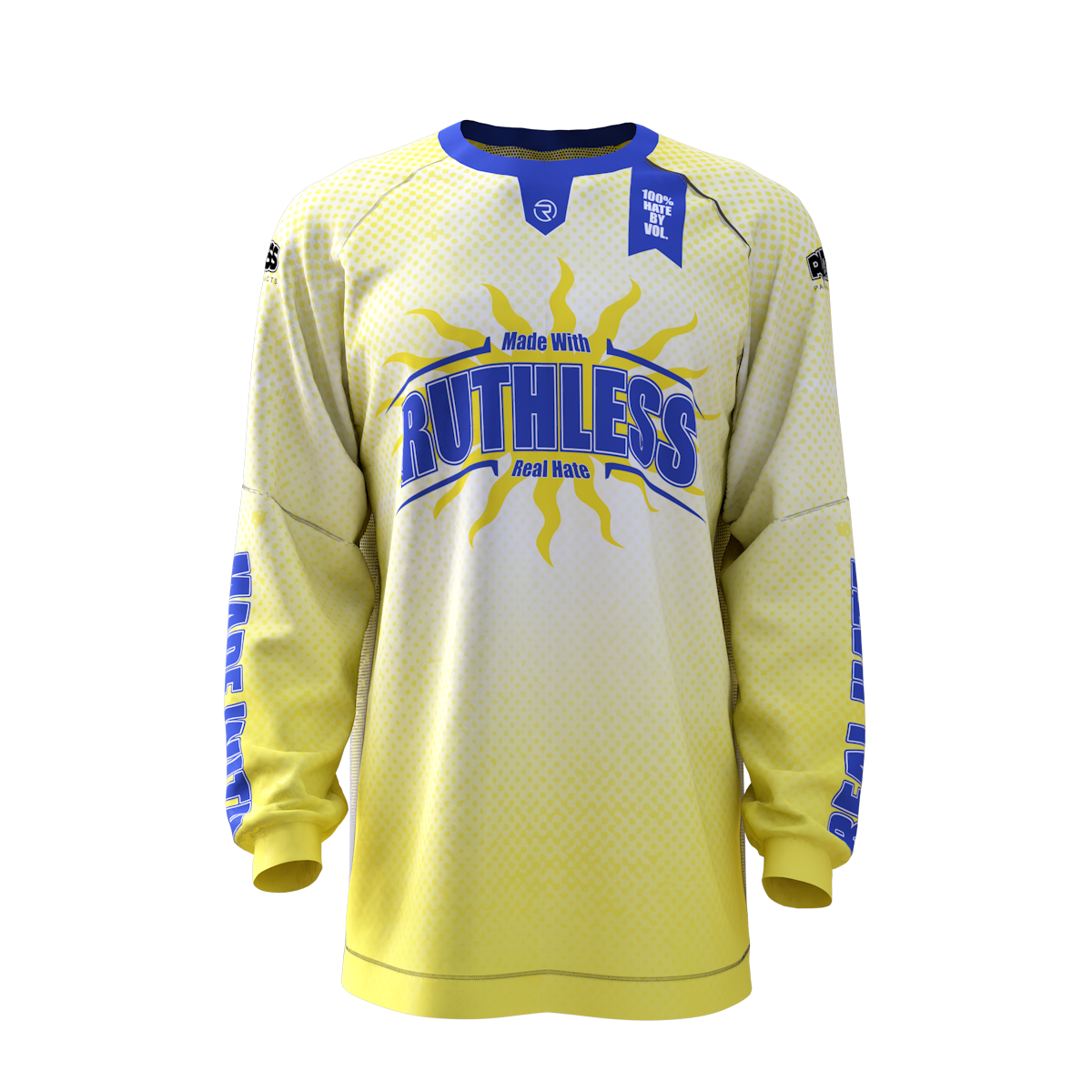 Maillot De Paintball Ruthless – Taille XL, Rose Et Jaune – Protection Médias, Pratique – Moran #13 – Occasion