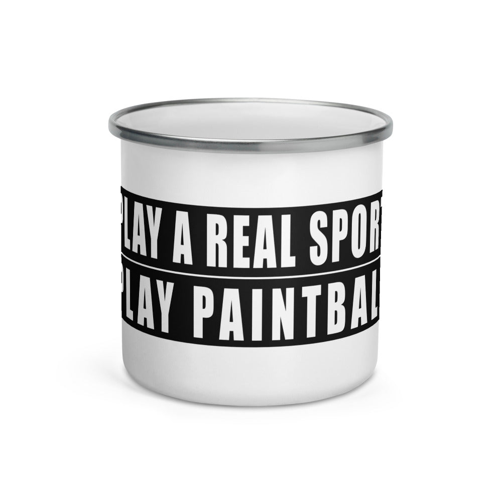 Play A Real Sport Mug - Ruthless Paintball Products